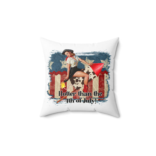 American Cowgirl Throw Pillow