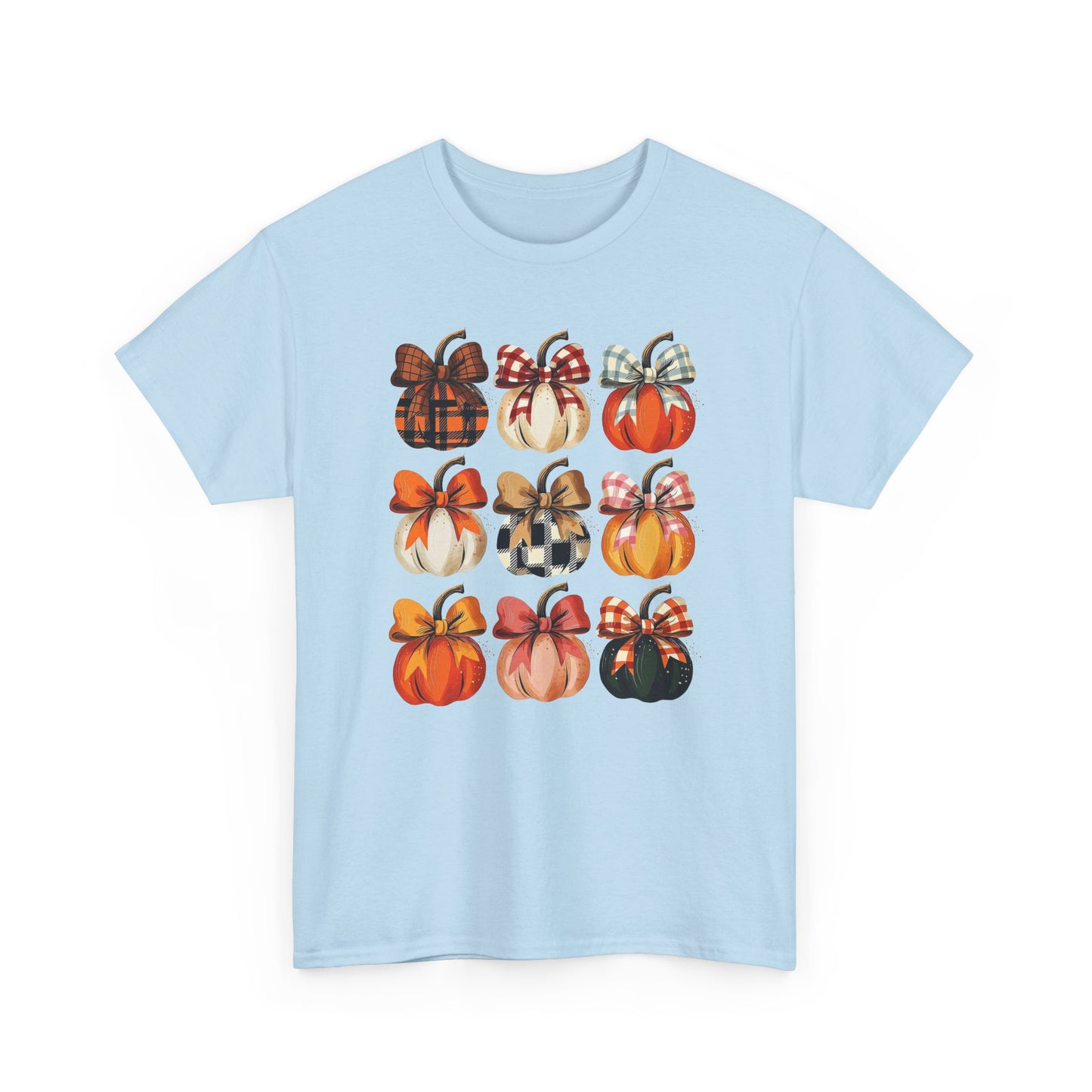 Autumn Plaid & Bow Pumpkins