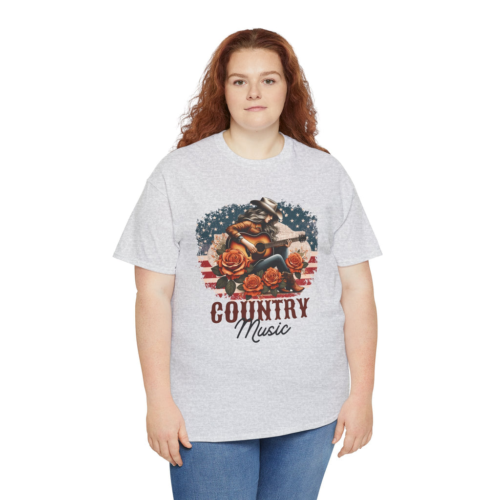 Country Music American Flag Tee