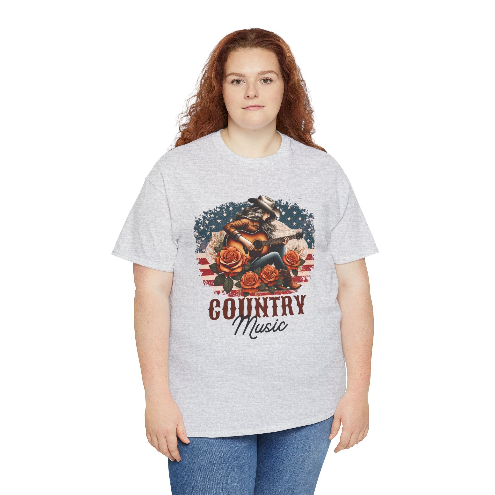 Country Music American Flag Tee