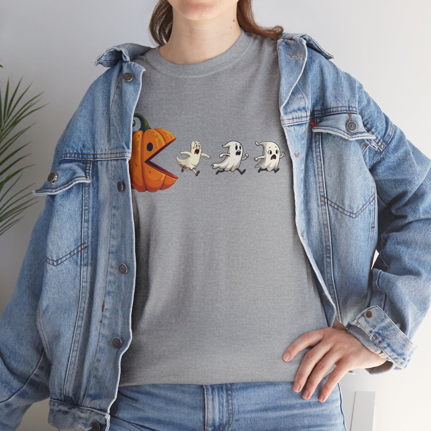 Playful Pumpkin Pac-Man Tee
