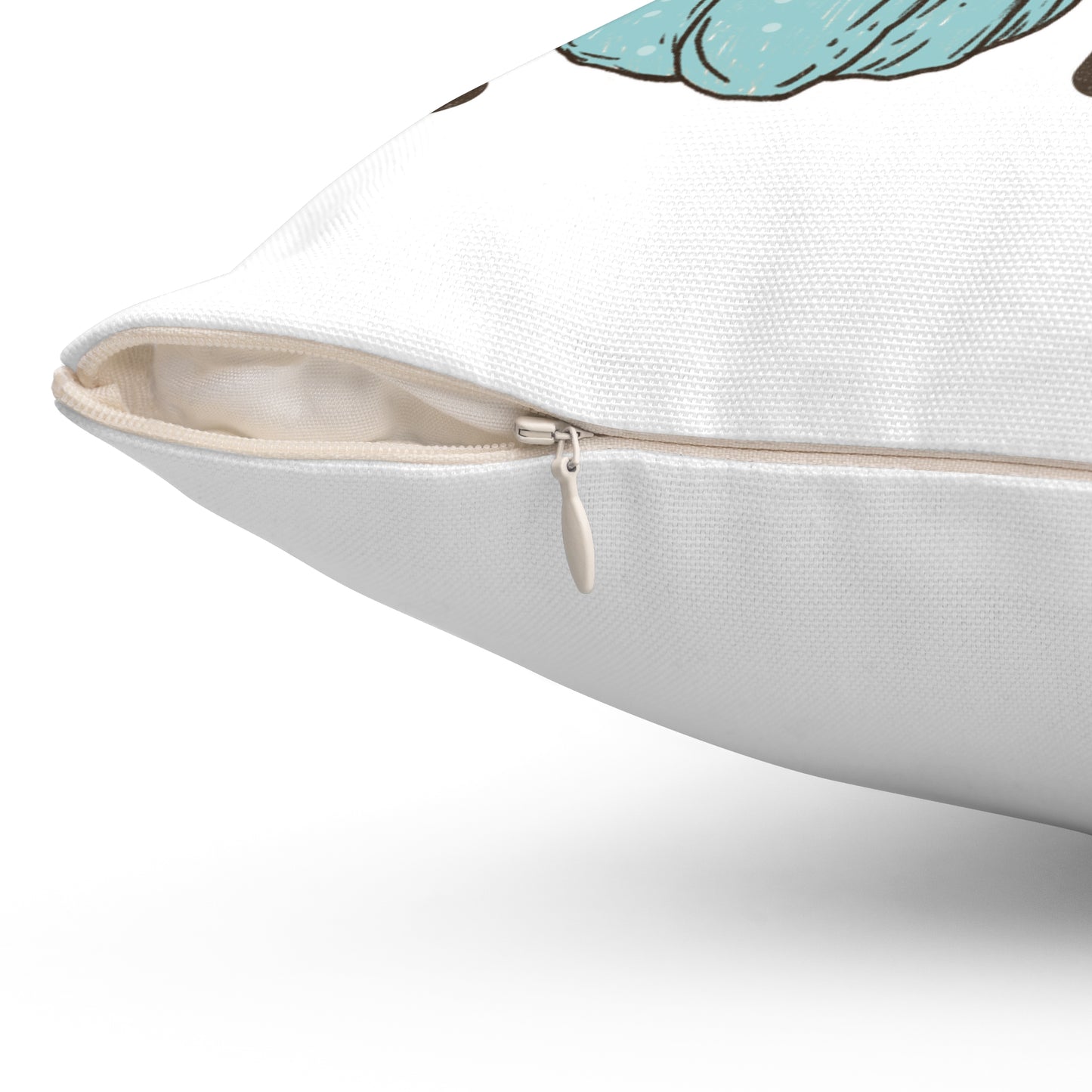 Pumpkin XOXO Decorative Throw Pillow — Pastel Fall Pumpkin Pillow