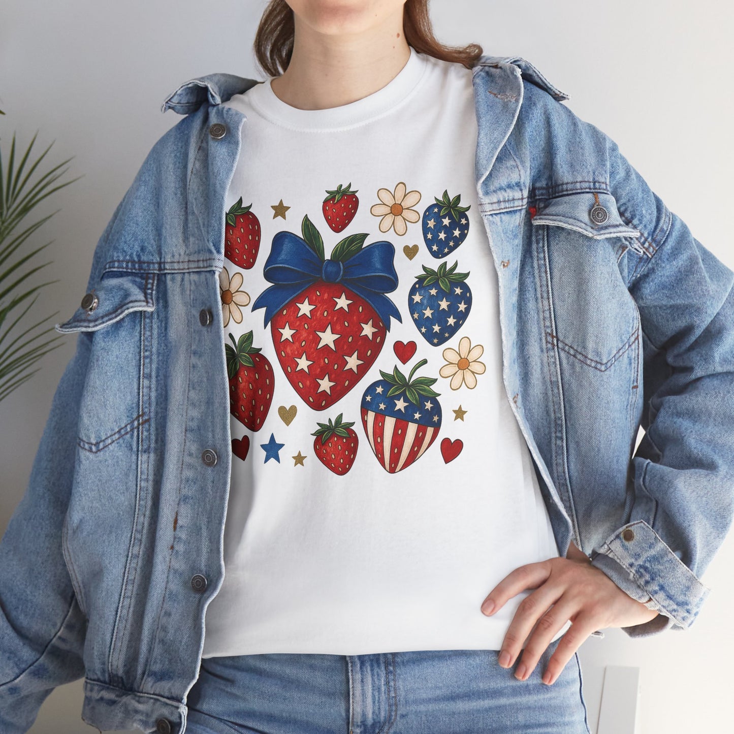 Patriotic Strawberry Tee