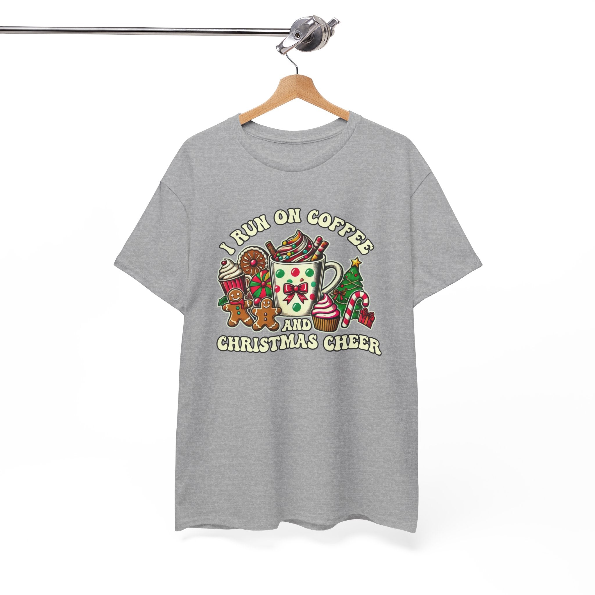Funny Christmas Coffee Heavy Cotton Tee