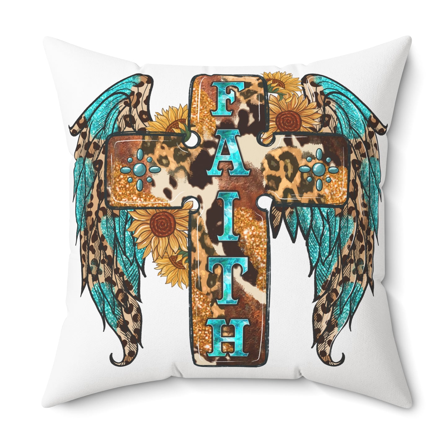 Spun Polyester Square Pillow