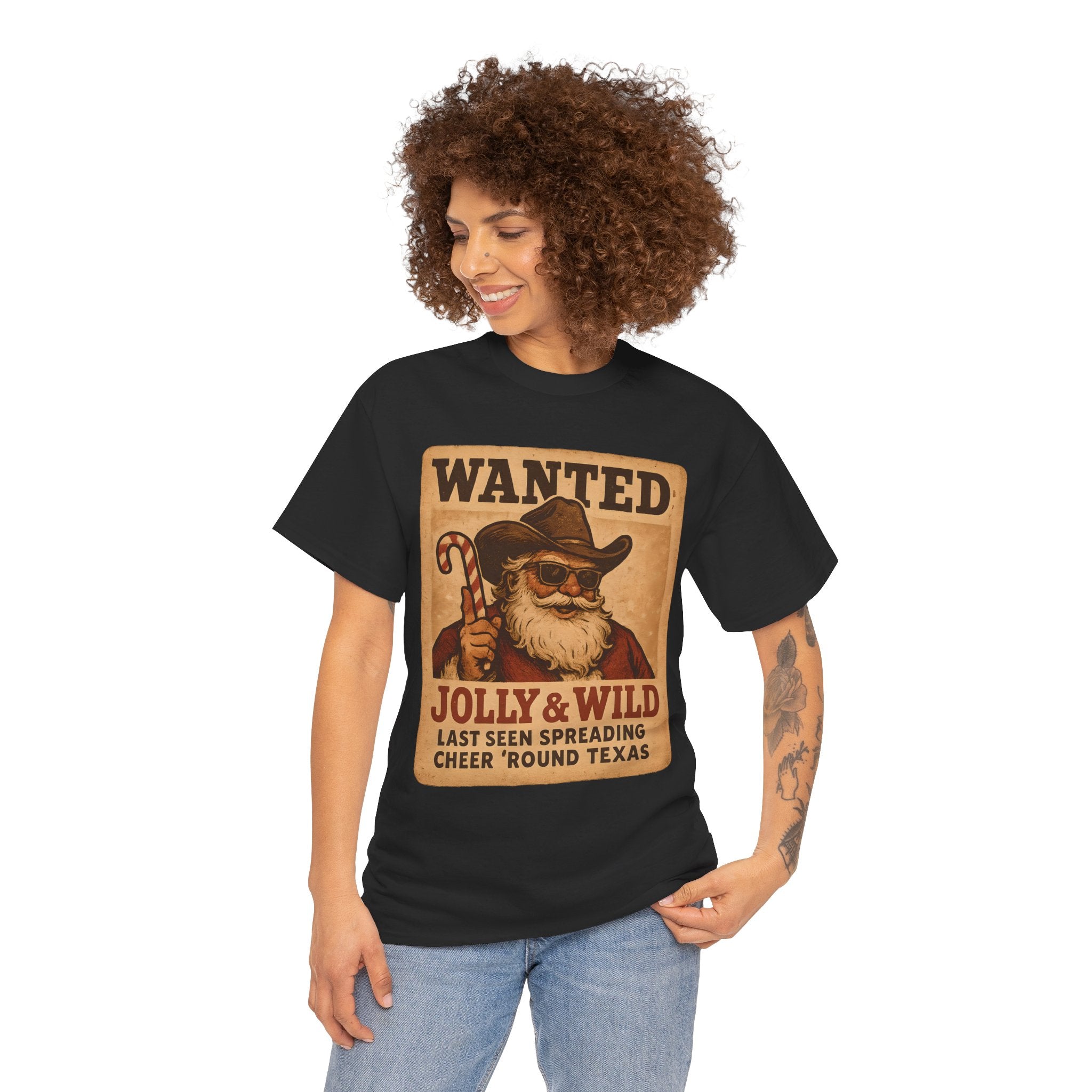 Wanted Jolly & Wild Santa T‑Shirt