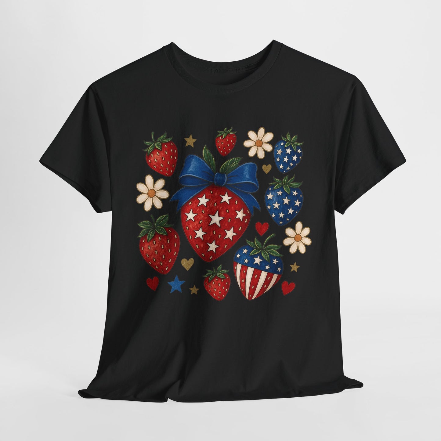 Patriotic Strawberry Tee