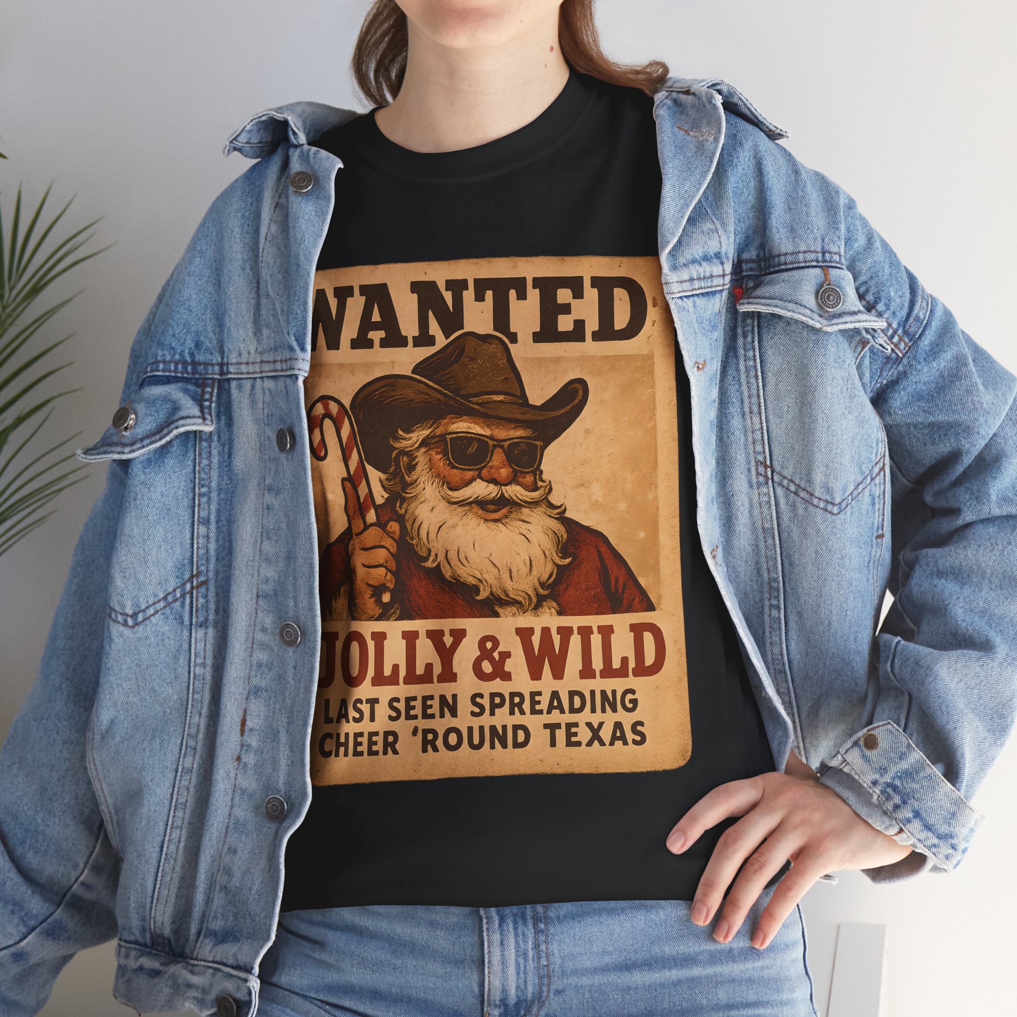 Wanted Jolly & Wild Santa T‑Shirt