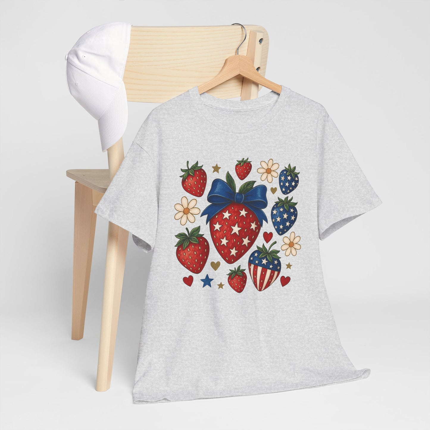 Patriotic Strawberry Tee