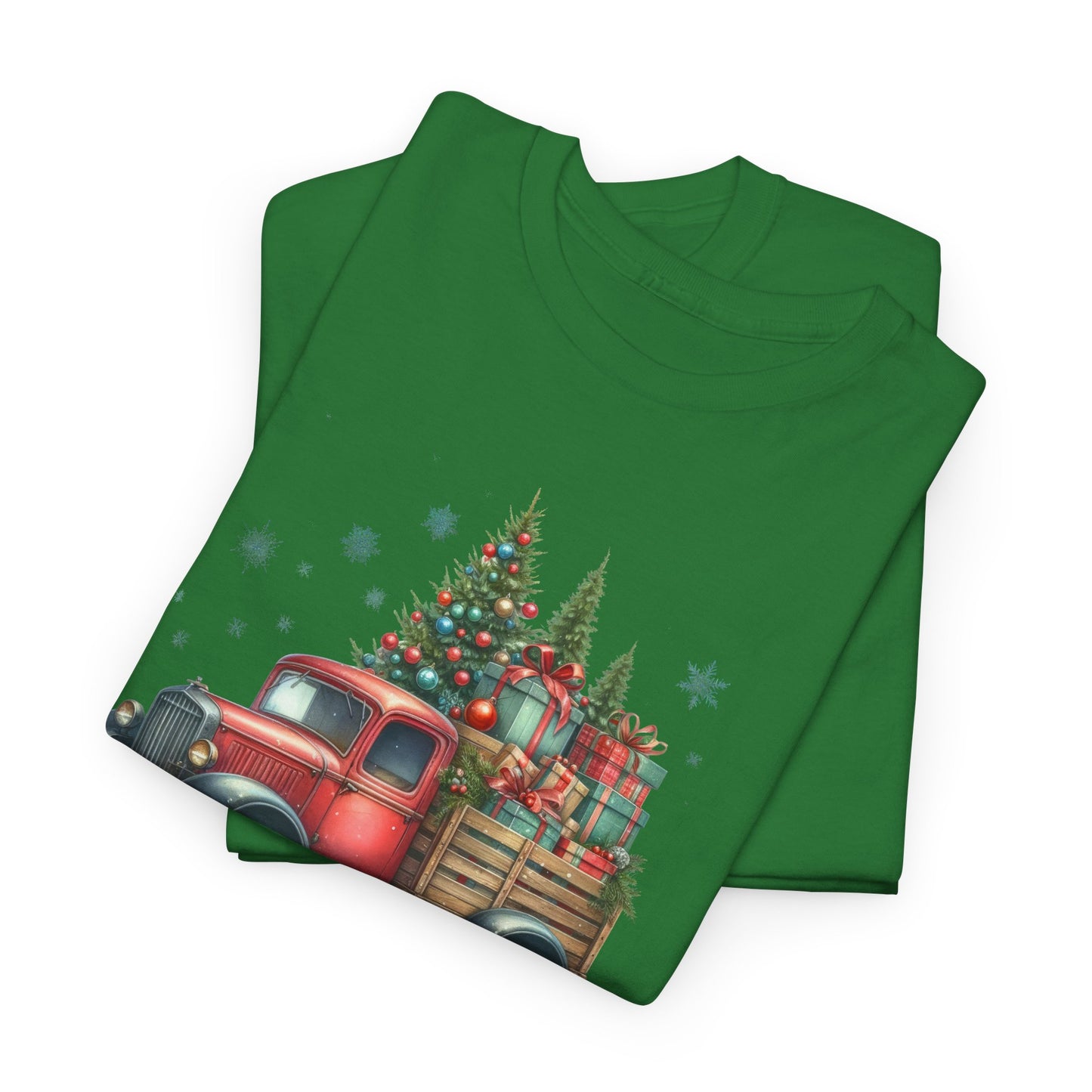 Jingle All the Way Holiday Tee - Heavy Cotton Shirt for Christmas Celebrations