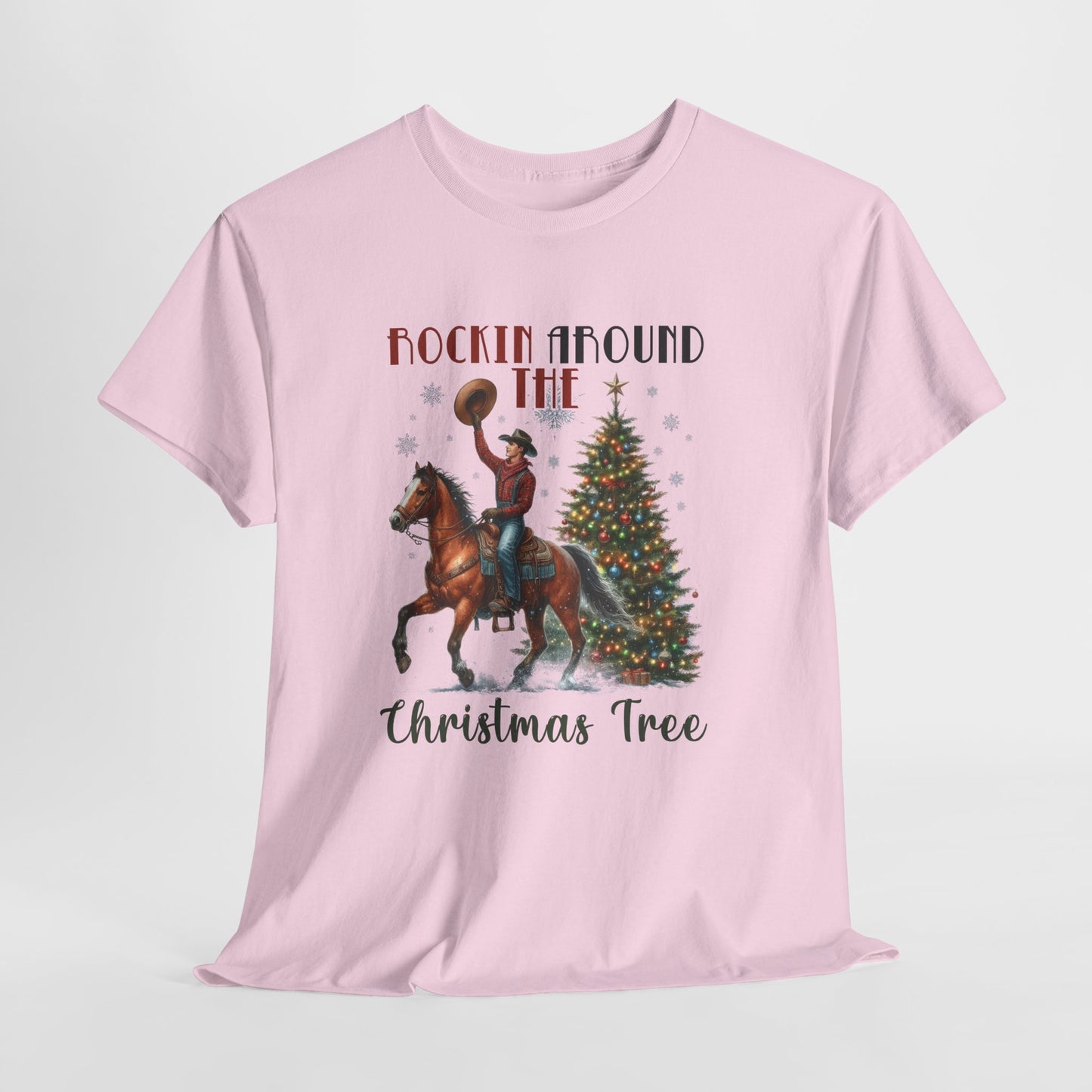 Rockin' Around the Christmas Tree Heavy Cotton Tee
