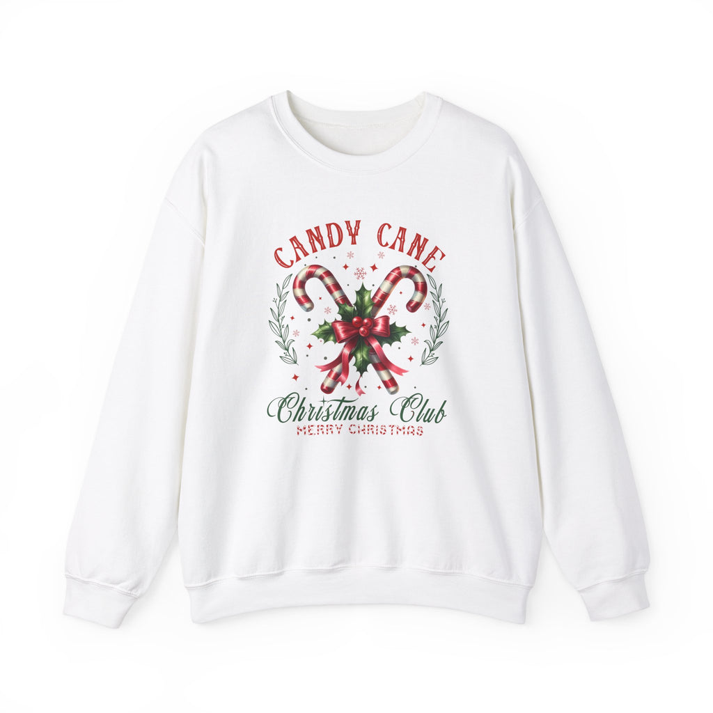 Candy Cane Christmas Club Sweatshirt - Heavy Blend™ Crewneck