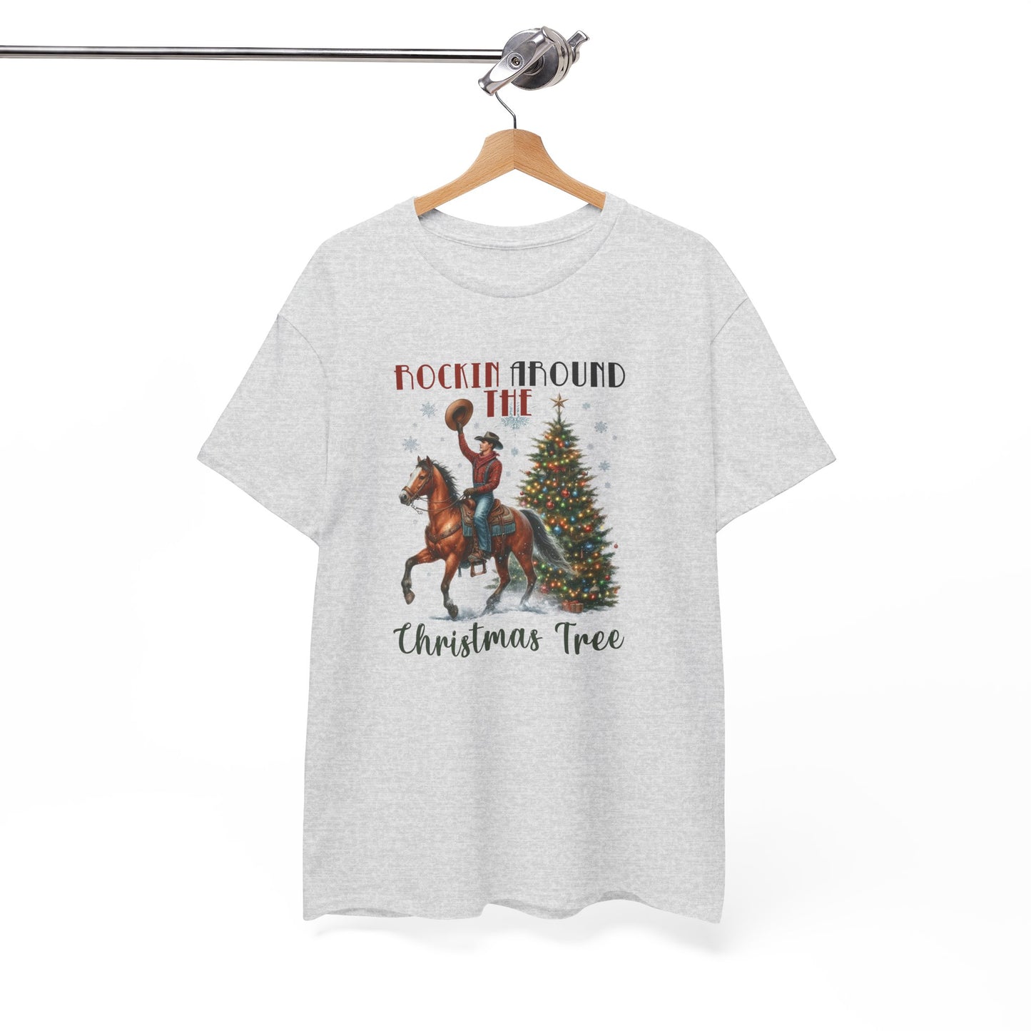 Rockin' Around the Christmas Tree Heavy Cotton Tee