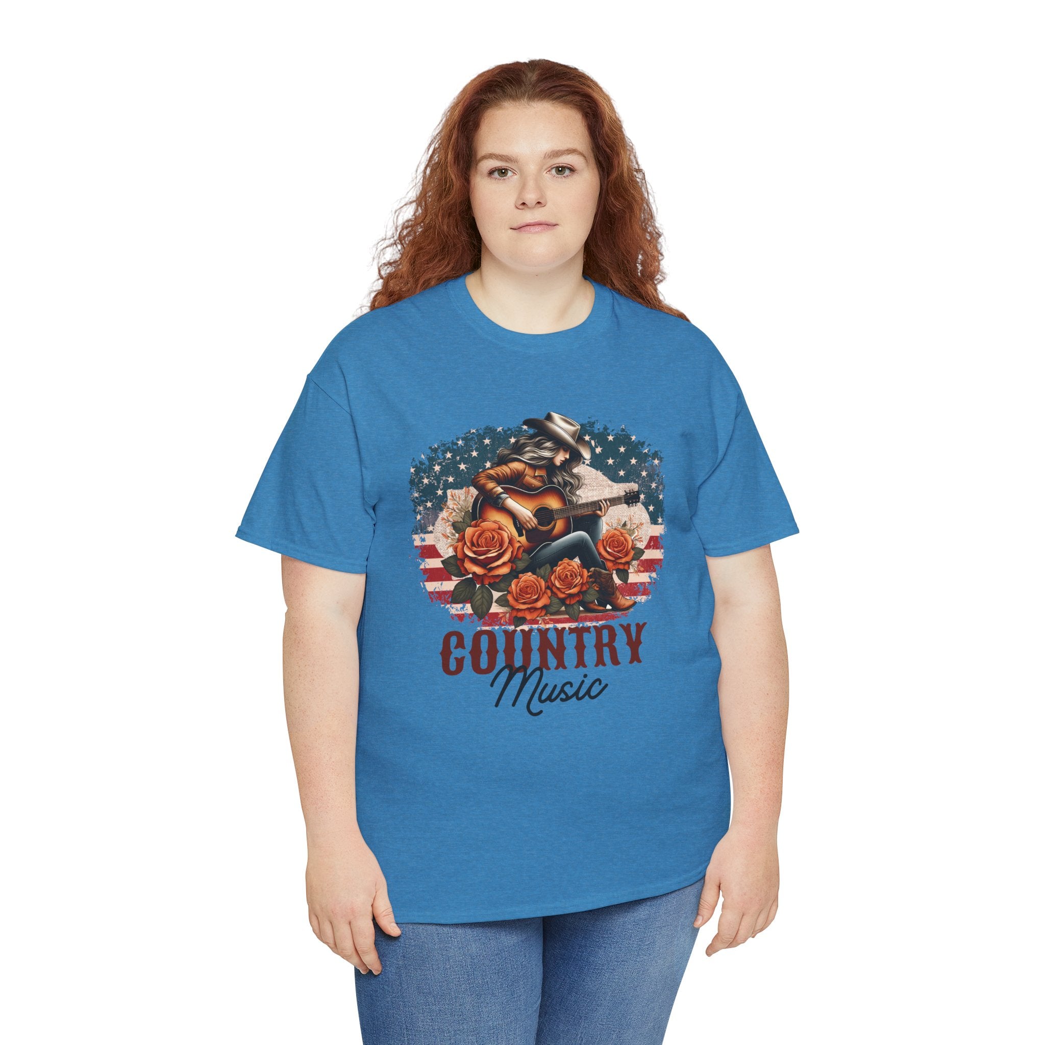 Country Music American Flag Tee