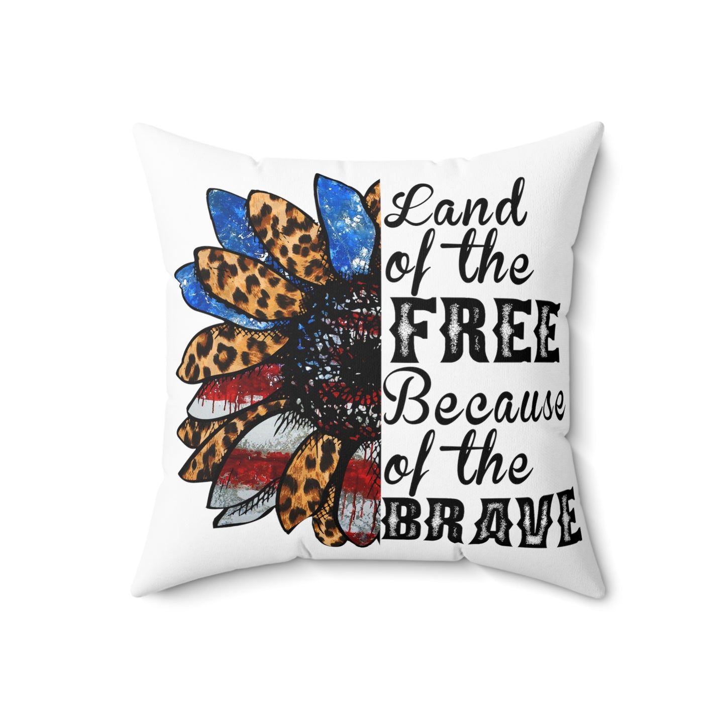 Land of the Free Throw Pillow