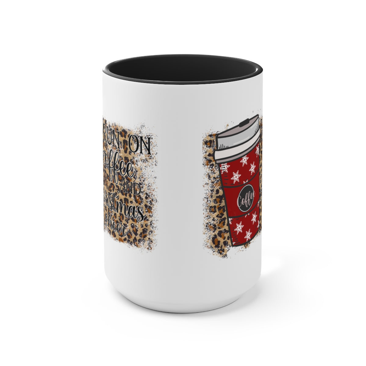 Two-Tone Coffee Mugs, 15oz