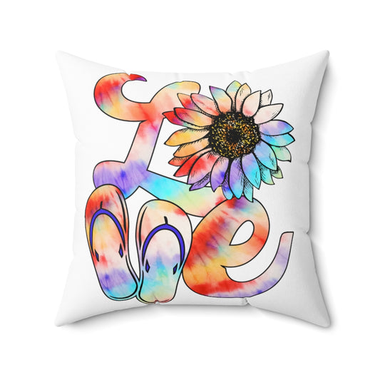 Spun Polyester Square Pillow