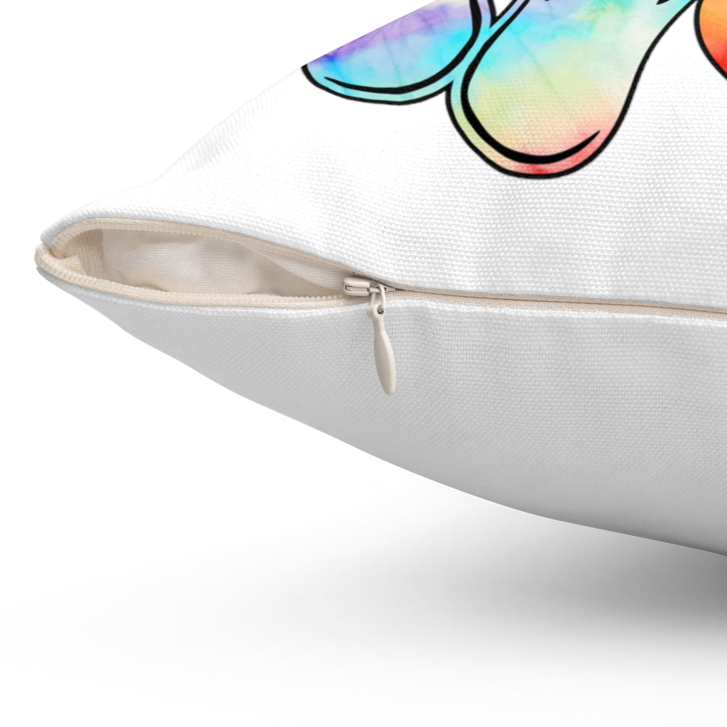 Spun Polyester Square Pillow