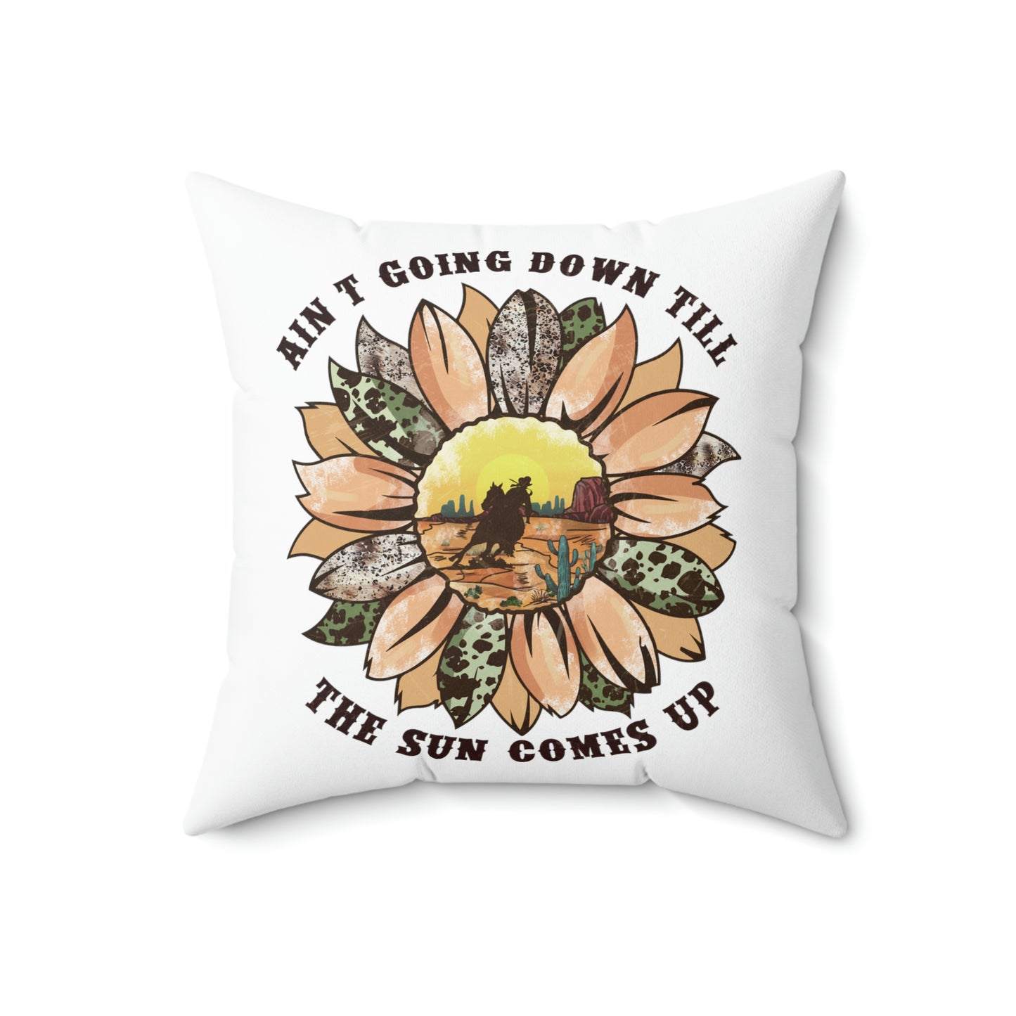 Spun Polyester Square Pillow