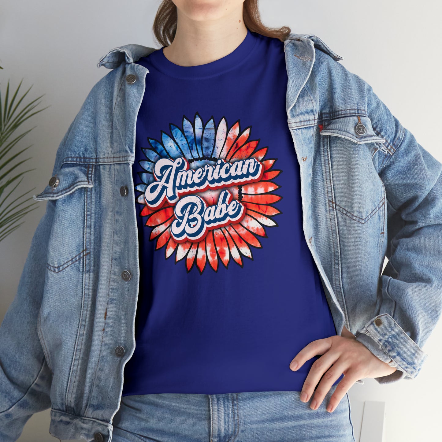American Babe Patriotic Heavy Cotton Tee