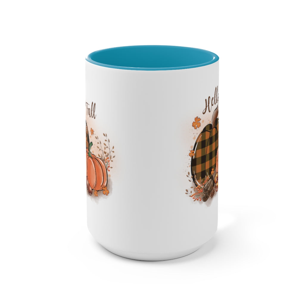 Two-Tone Coffee Mugs, 15oz