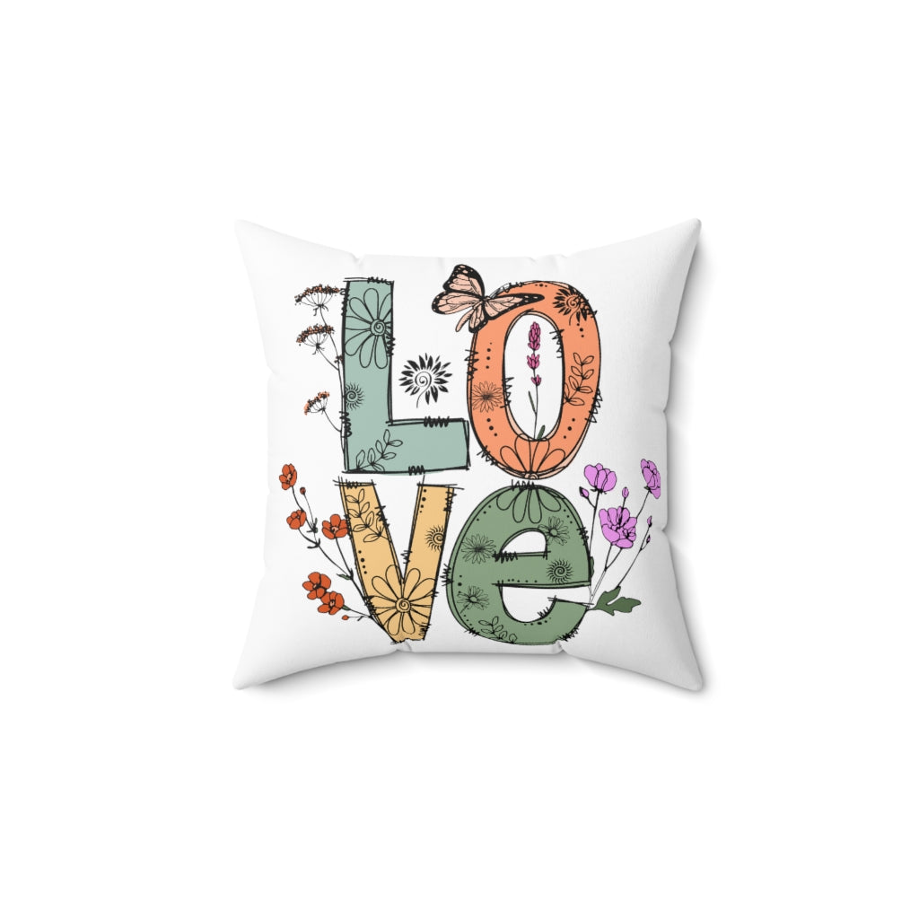 Spun Polyester Square Pillow