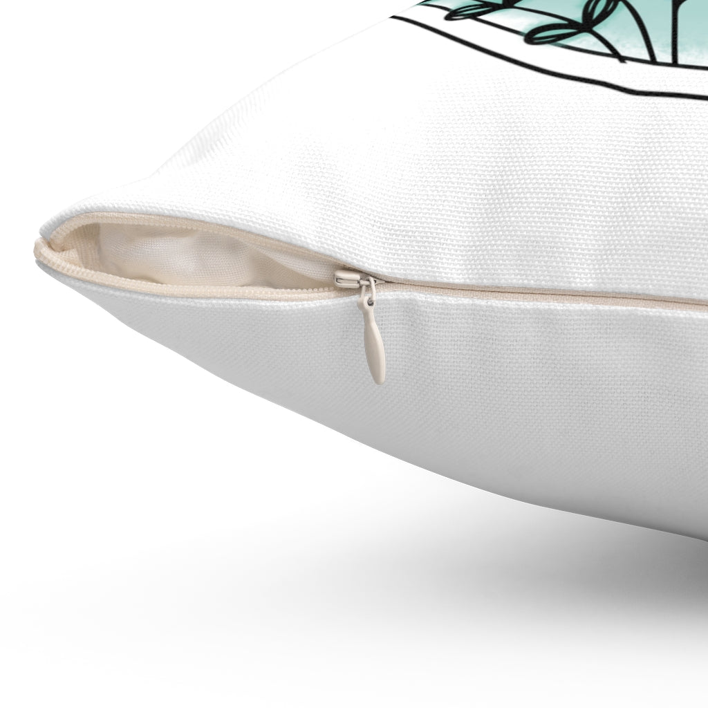 Spun Polyester Square Pillow