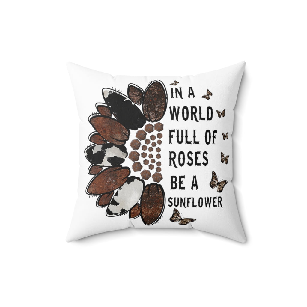 Spun Polyester Square Pillow