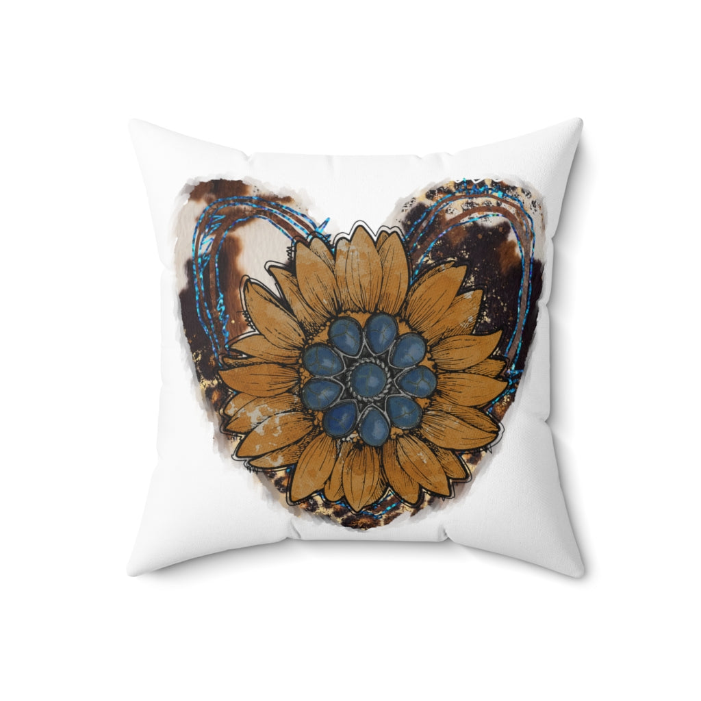 Spun Polyester Square Pillow