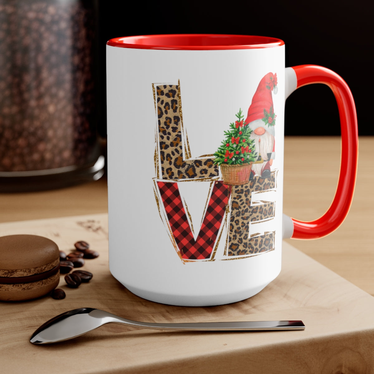 Two-Tone Coffee Mugs, 15oz