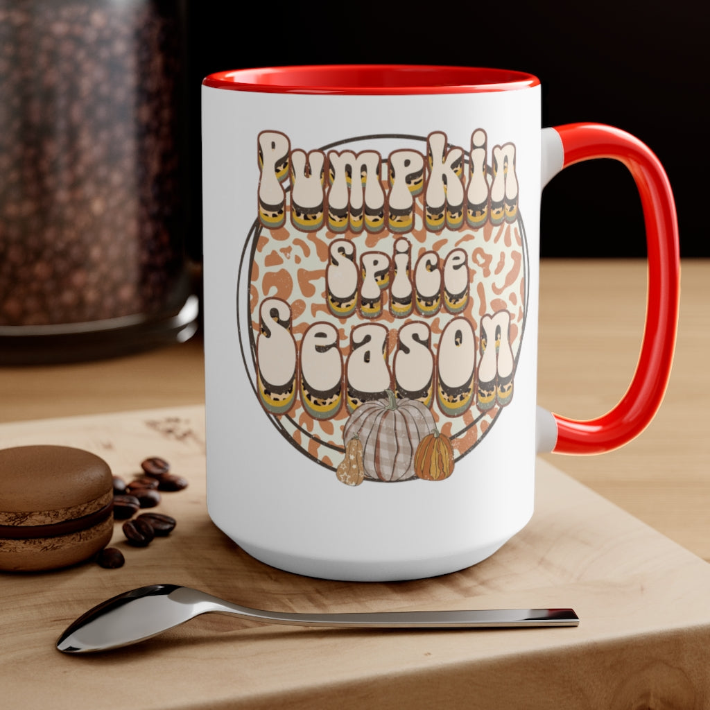 Two-Tone Coffee Mugs, 15oz