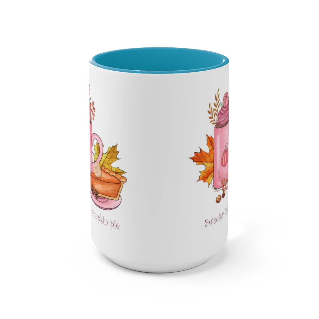Two-Tone Coffee Mugs, 15oz