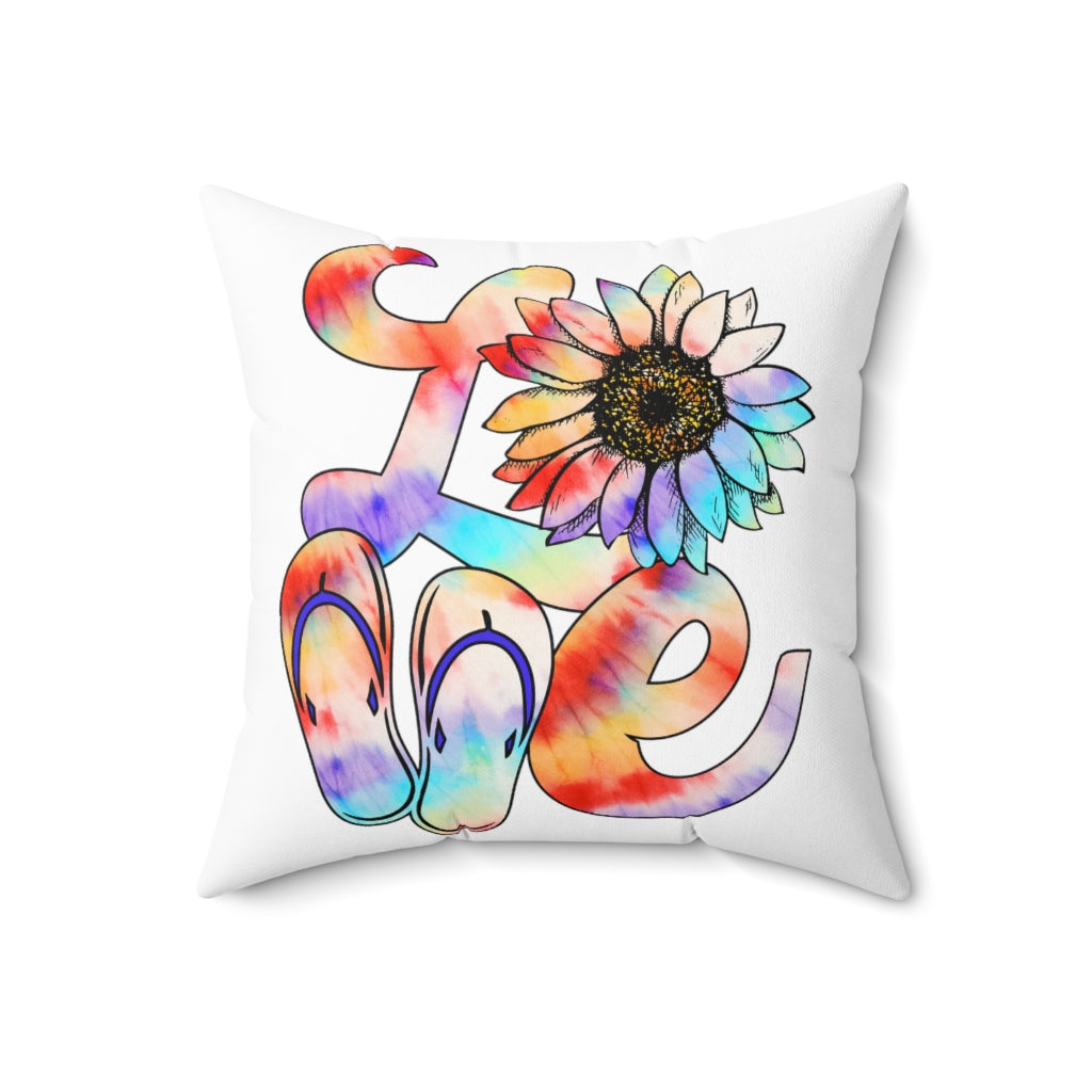 Spun Polyester Square Pillow