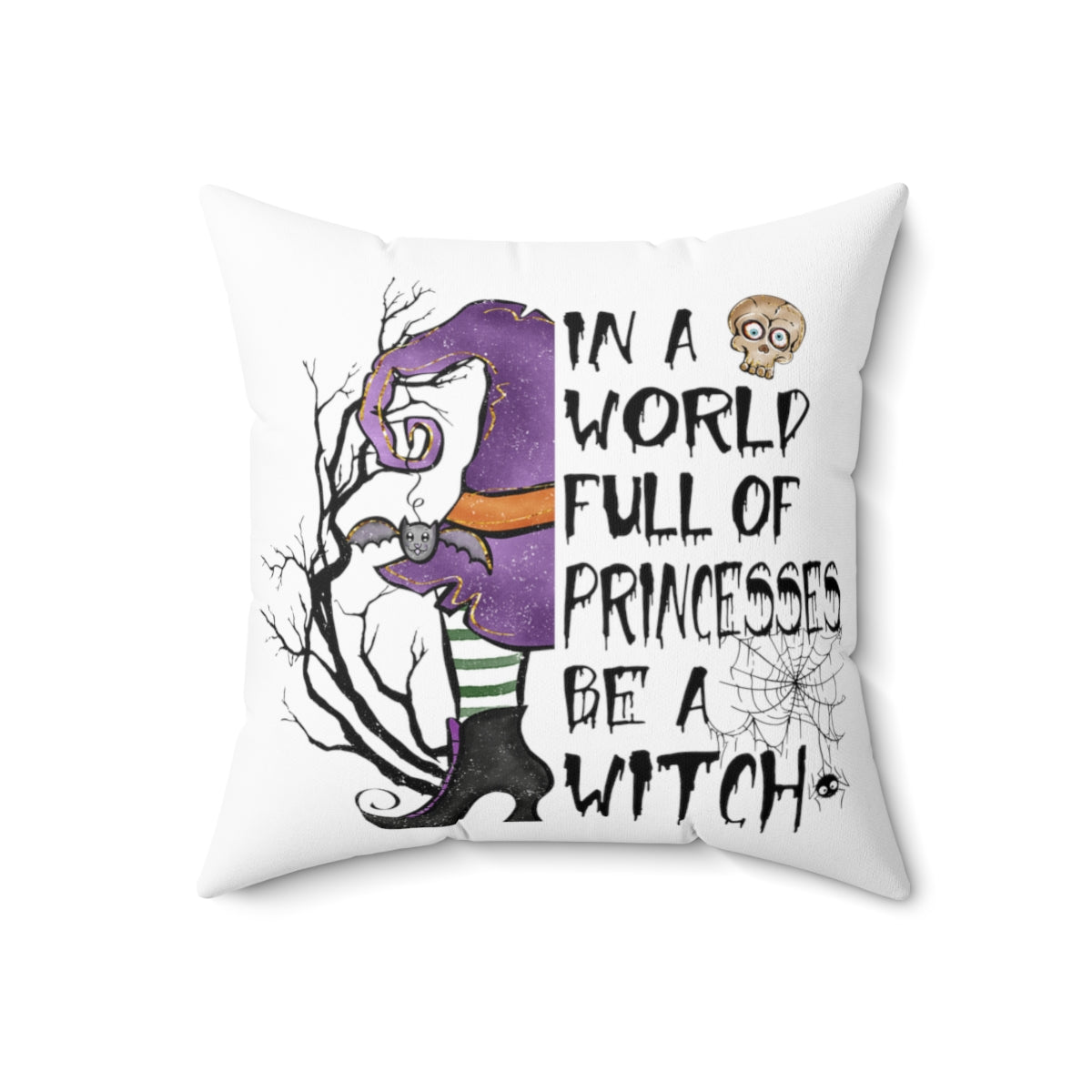Spun Polyester Square Pillow