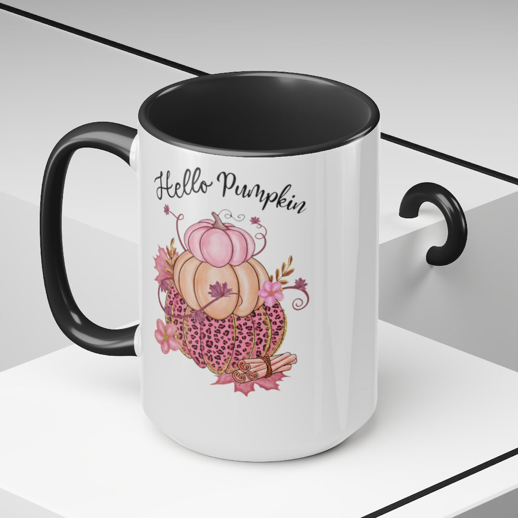 Two-Tone Coffee Mugs, 15oz