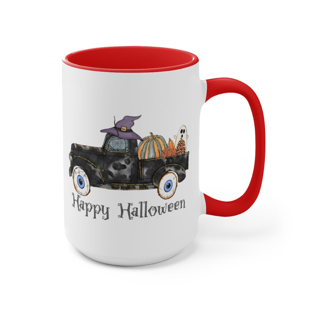 Two-Tone Coffee Mugs, 15oz