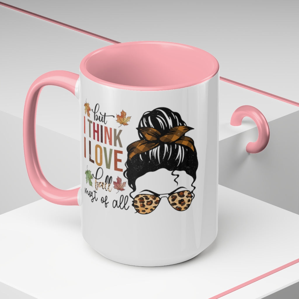 Two-Tone Coffee Mugs, 15oz