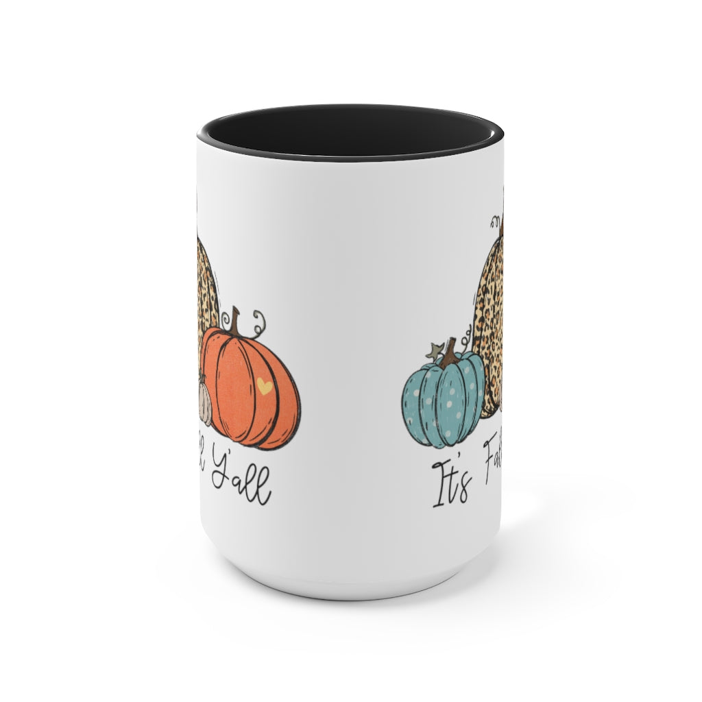 Two-Tone Coffee Mugs, 15oz