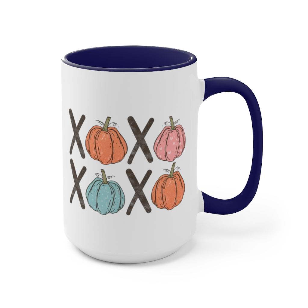 Two-Tone Coffee Mugs, 15oz