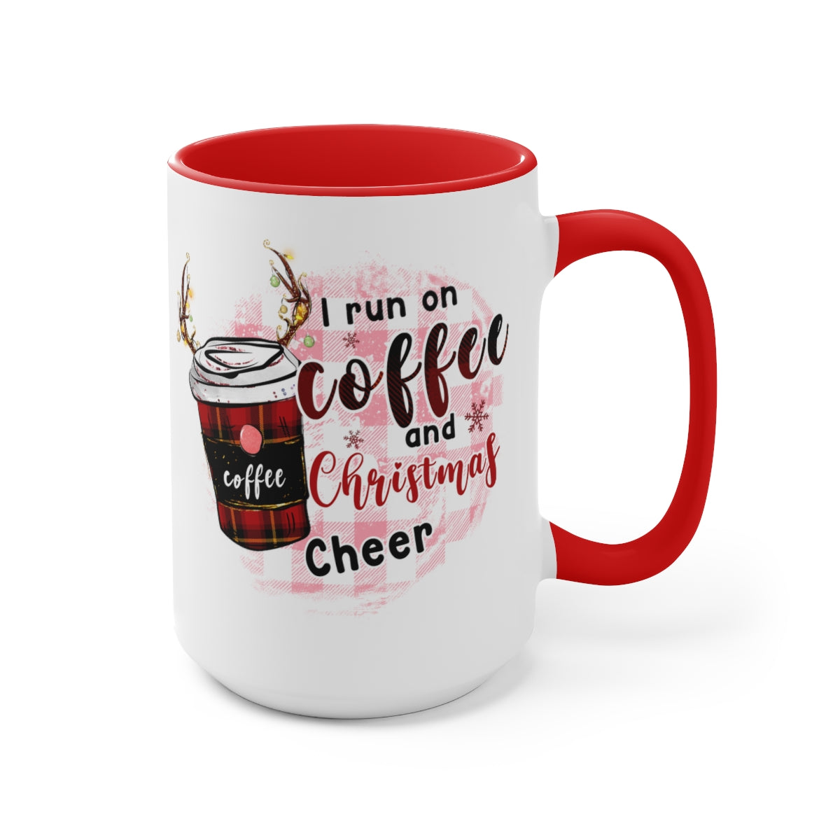 Two-Tone Coffee Mugs, 15oz
