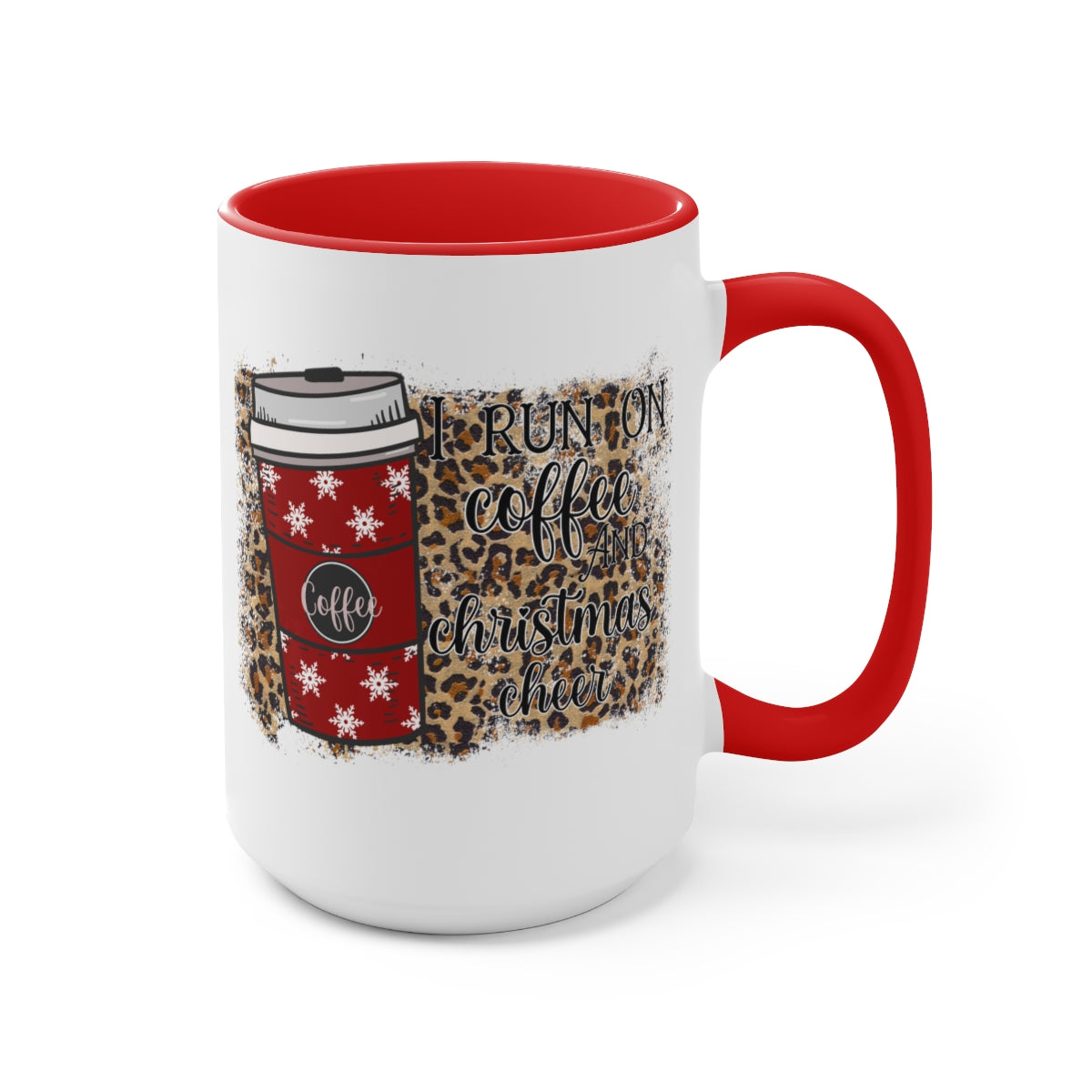 Two-Tone Coffee Mugs, 15oz