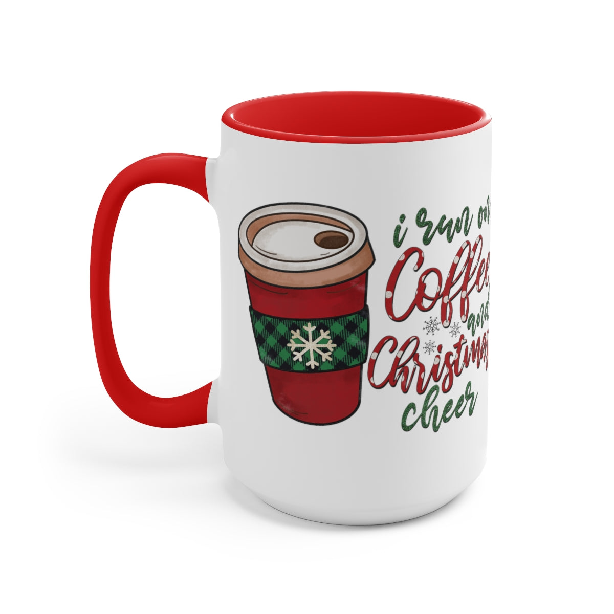 Two-Tone Coffee Mugs, 15oz
