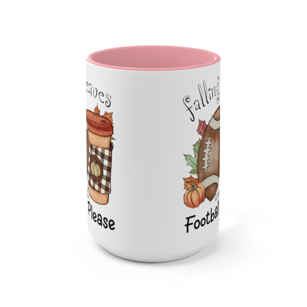 Two-Tone Coffee Mugs, 15oz