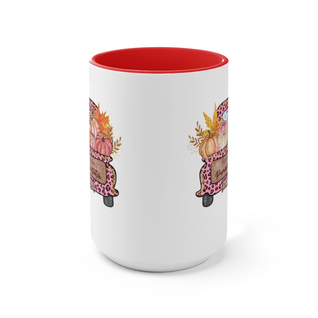 Two-Tone Coffee Mugs, 15oz