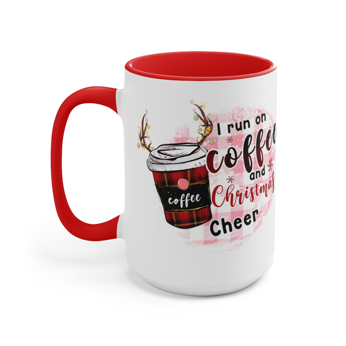 Two-Tone Coffee Mugs, 15oz
