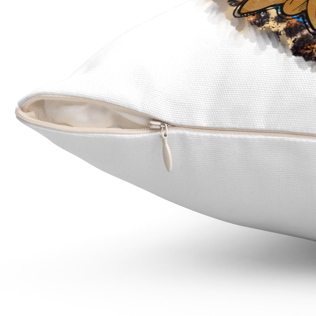 Spun Polyester Square Pillow