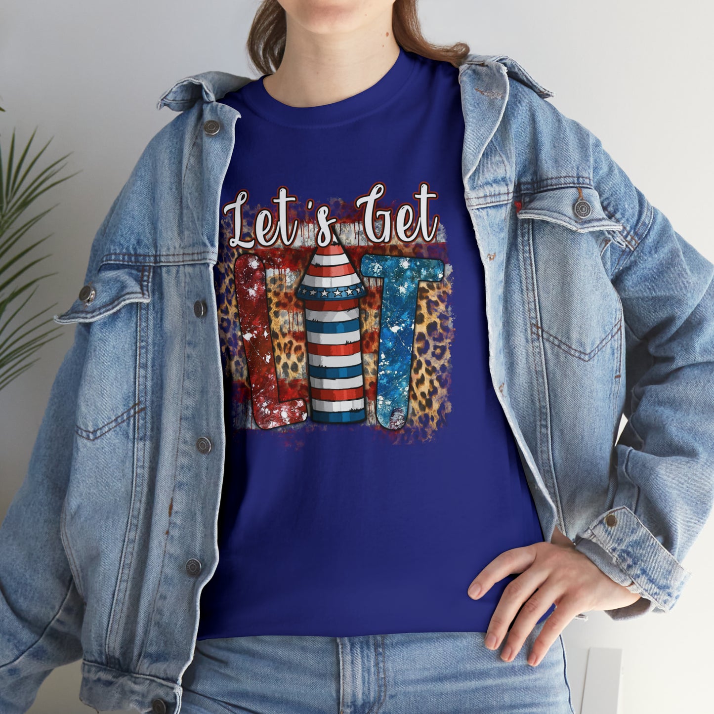 Light Up the Sky Patriotic Heavy Cotton Tee