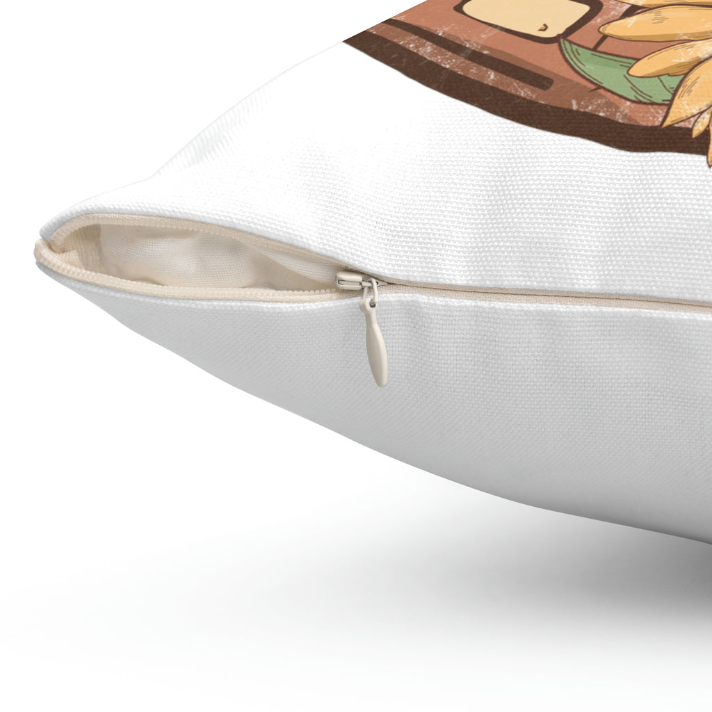 Spun Polyester Square Pillow