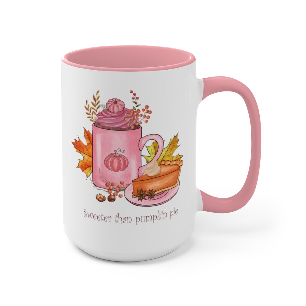 Two-Tone Coffee Mugs, 15oz