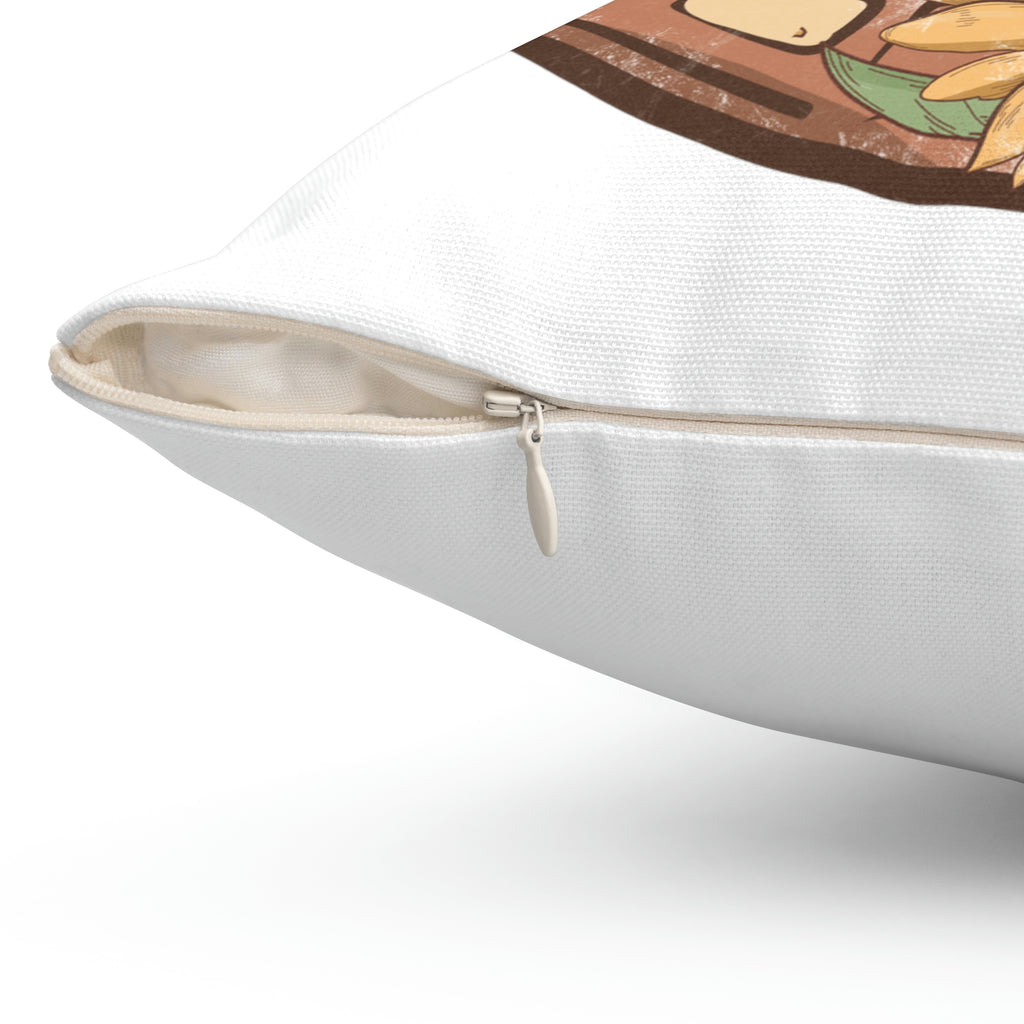 Spun Polyester Square Pillow